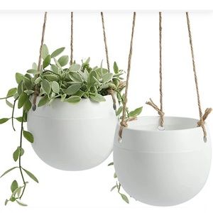 Ceramic planter set of 2